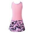 thumbnail image 5 of renvena Kids Girls 2PCS Tennis Skateboard Uniform Racer Back Vest Top with Built-in Shorts Golf Skorts Outfit, 5 of 7