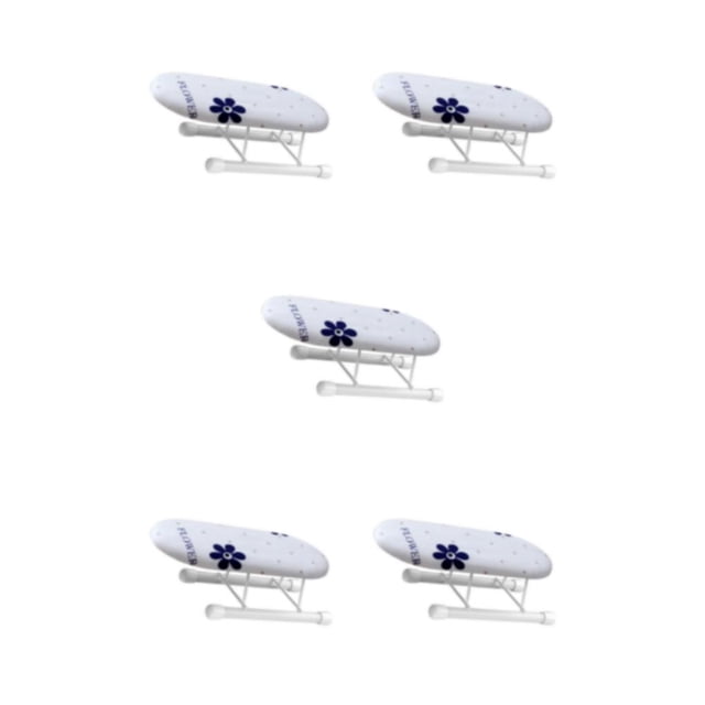 relayinert Lightweight Tabletop Ironing Board with Removable Sleeve for Ironing Accessories Style A 5Set