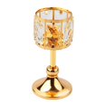 thumbnail image 1 of Porta de Tealight  para decoración  habitación de s Los 9.5x19.5cm Gloria Candelero de cristal, 1 of 8