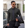 thumbnail image 3 of COOFANDY Men's Dress Shirt Business Casual Button Down Shirt Long Sleeve Formal Shirt for Men, 3 of 6