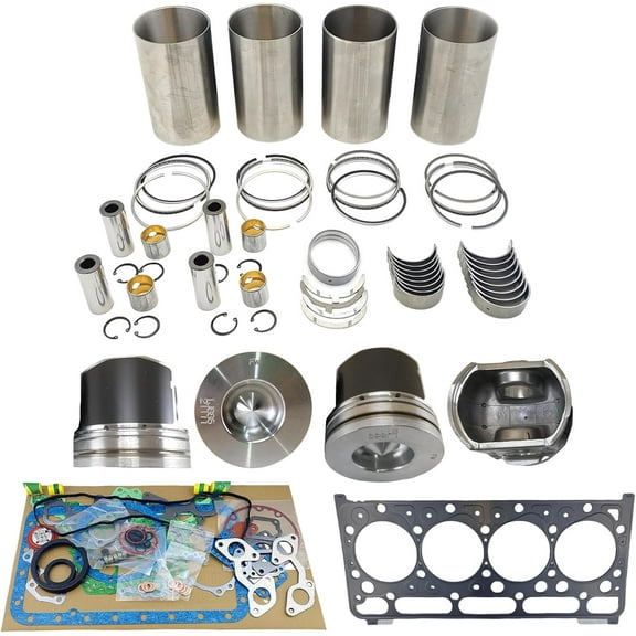V2403 Engine Overhaul Rebuild Kit (No valve set) Combustion Chamber 45mm Height 72.5mm For Kubota V2403 V2403DI V2403T V2403M V2403MDI V2403-M-DI-E3B Engine For Bobcat 1J885-21111 1J88521111