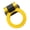 Yellow, variant on ABS Trailer Hitches For Car Trucks Quick Mount Design Decorative Tow Hook Enhanced Safety Exterior Accessories