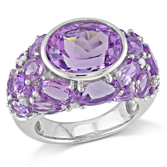 Everly Women's Amethyst Sterling Silver Ring