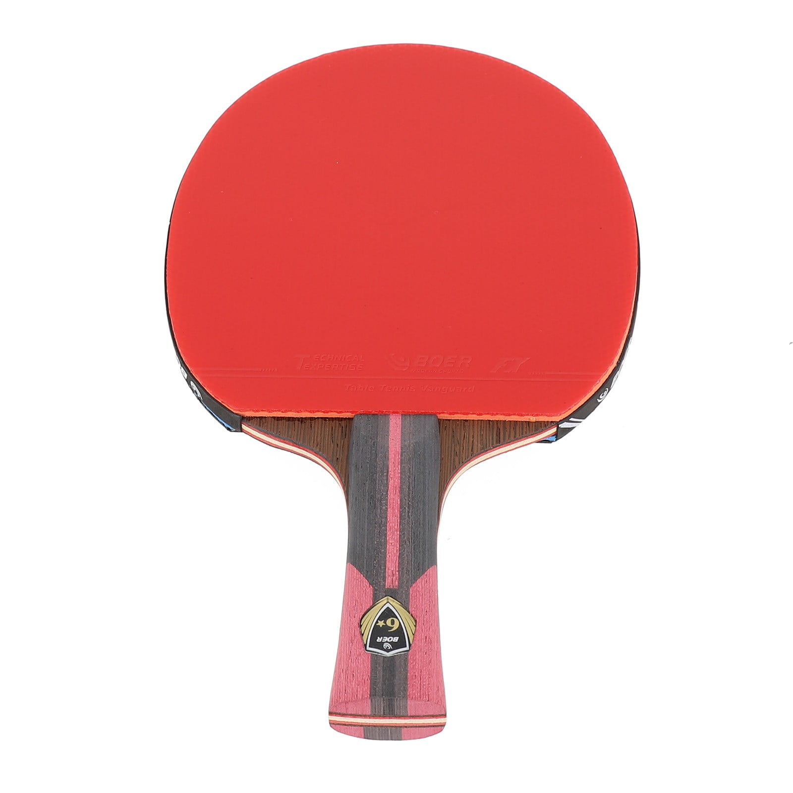 6 Star Control Table Tennis Racket 7 Ply Wood for Ping Pong Bat Long Handl