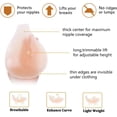 thumbnail image 4 of Sticky Bra Silicone Adhesive Bra for Women Invisible Bras for Backless Strapless Dress Nippless Covers Push Up Bra, 4 of 6