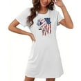 thumbnail image 4 of Chemises à Manches Courtes pour Femmes, Chemise de Nuit Courte Ample pour Femmes avec Imprimé sur la Poitrine, Robe de Nuit à Manches Courtes, Chemises de Nuit pour Femmes Douces, Chemises de Nuit pour Femmes Douces, Chemises à Manches Courtes pour Femmes, 4 of 7