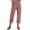 Pink, variant on longantii Womens Capri Pants Cotton Linen Straight Leg Capris Casual Elastic High Waisted Pants Lightweight Loose Fit Summer Cropped Trouser Silver S