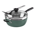thumbnail image 1 of Juego de 4 sartenes Cuisinart Preferred - Sensible Sage Green (sartén multiusos de 4.5 cuartos con tapa, vaporera y espátula ranurada), 1 of 4