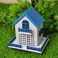 thumbnail image 2 of QSTDGVPW 1/12 Dollhouse Miniature DIY Doll House Kits Attic Assembly House Xmas Gifts, 2 of 7