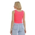 thumbnail image 2 of Lookus Womens Mercan Button Crop Top, 2 of 4