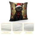 thumbnail image 4 of COMIO  Cat Pillow Covers,Cute Christmas Cat Decorations Decor,Christmas Pillow Cases, 4 of 5