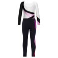 thumbnail image 4 of ZDHoor Tracksuit Set for Girl's Tank Biketard 2 Piece Sports Outfits Leotard with Leggings Dancewear Pink 10, 4 of 6
