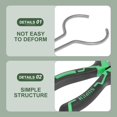 thumbnail image 3 of LEEYNEER Metal Smelting Tools Stainless Steel Lifting Tongs Long Handled Design 1Pack For Foundry Operations, 3 of 8