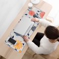 thumbnail image 3 of Long Mouse Pads for Desk,Pioneer Flower Floral Print Pattern Desk Mats on Top Of Desks, Desk Mouse Pad Extra Large with 3mm Non-Slip Base and Stitched Edge for Gaming,Office,Work,Home 31.5"x11.8", 3 of 6