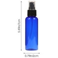 thumbnail image 2 of 10pcs 100ml botella de spray vacía botellas rellenables botella de líquido portátil para viajes azul, 2 of 5