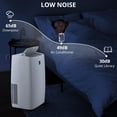 thumbnail image 4 of 14,000 BTU Portable Air Conditioner, 4-in-1 Mobile AC with Dehumidifier, Fan, Sleep Mode, 24H Timer, Remote, Window Kit – For Up to 850 Sq.Ft, 4 of 7