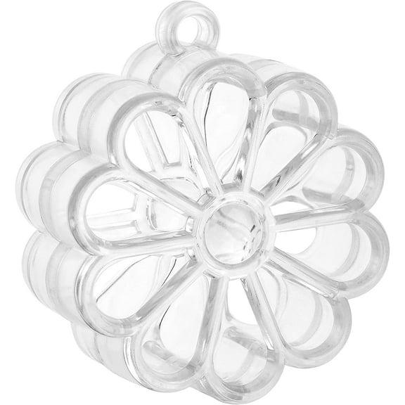 Flower Shaped Acrylic Candy Boxes 24 Pack 2.16"X2.16"X1.18"