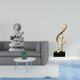 thumbnail image 2 of Estatua de nota musical Guan Yin Kuanyin, figura musical Feng Shui de resina, escultura creativa de Buda femenino, adorno de mesa chino, centro de mes, 2 of 8