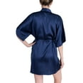 thumbnail image 4 of Women's Silk Sleepwear 100% Silk Short Robe, 4 of 10