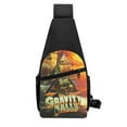 thumbnail image 3 of Gravity Falls Chest Bag Stylish Crossbody Sling Bag Lightweight Crossbody Fanny Pack For Travel, Sports & Daily Use, 3 of 6
