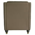 thumbnail image 4 of ACME House Marchese Sloped Arm Tufted Accent Chair in Tan, 4 of 10