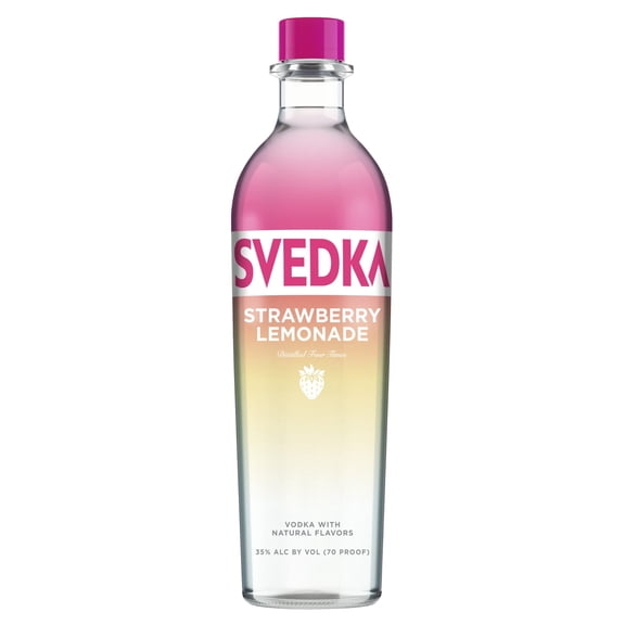 Svedka Strawberry Lemonade Vodka, 750ml 70 Proof