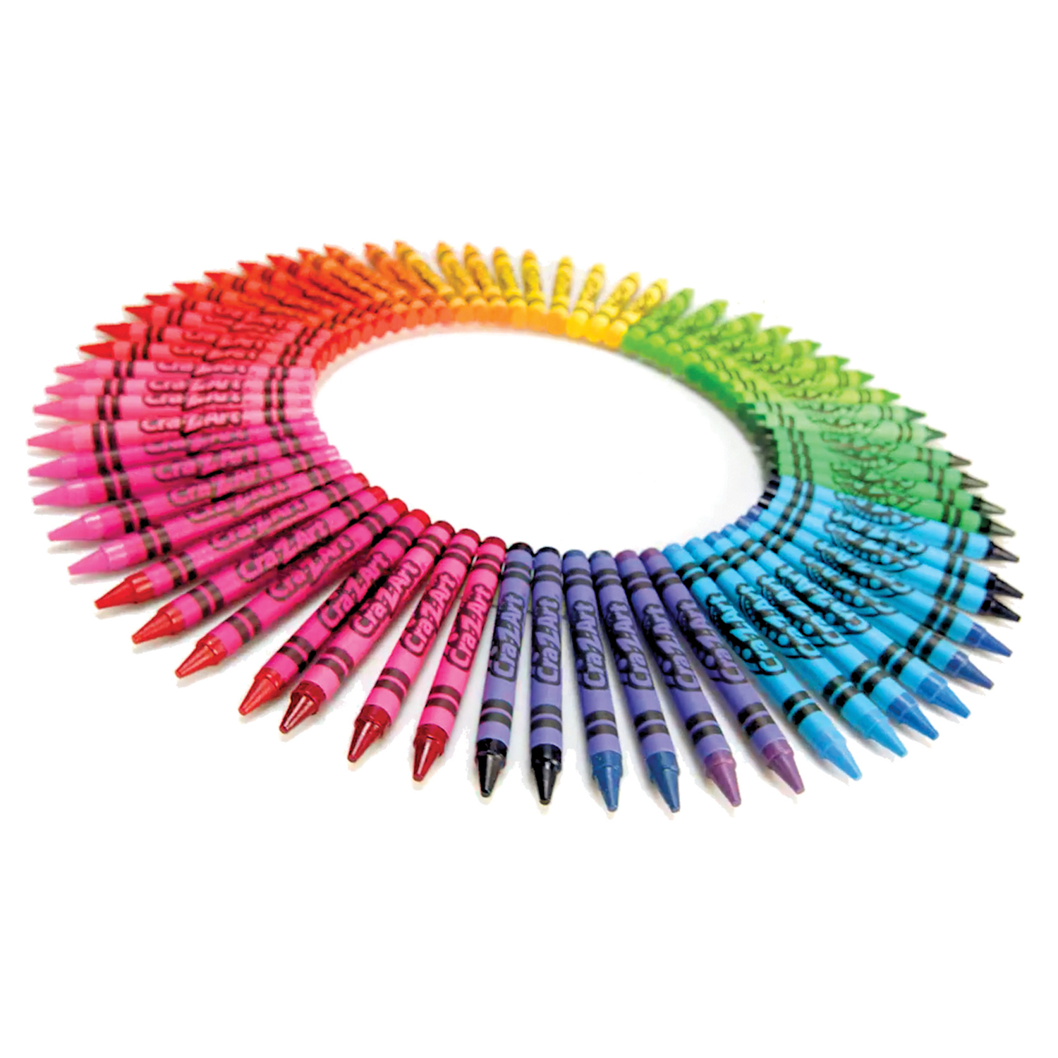 Cra-Z-Art Crayon Classroom Pack, 8 Color, Box of 800