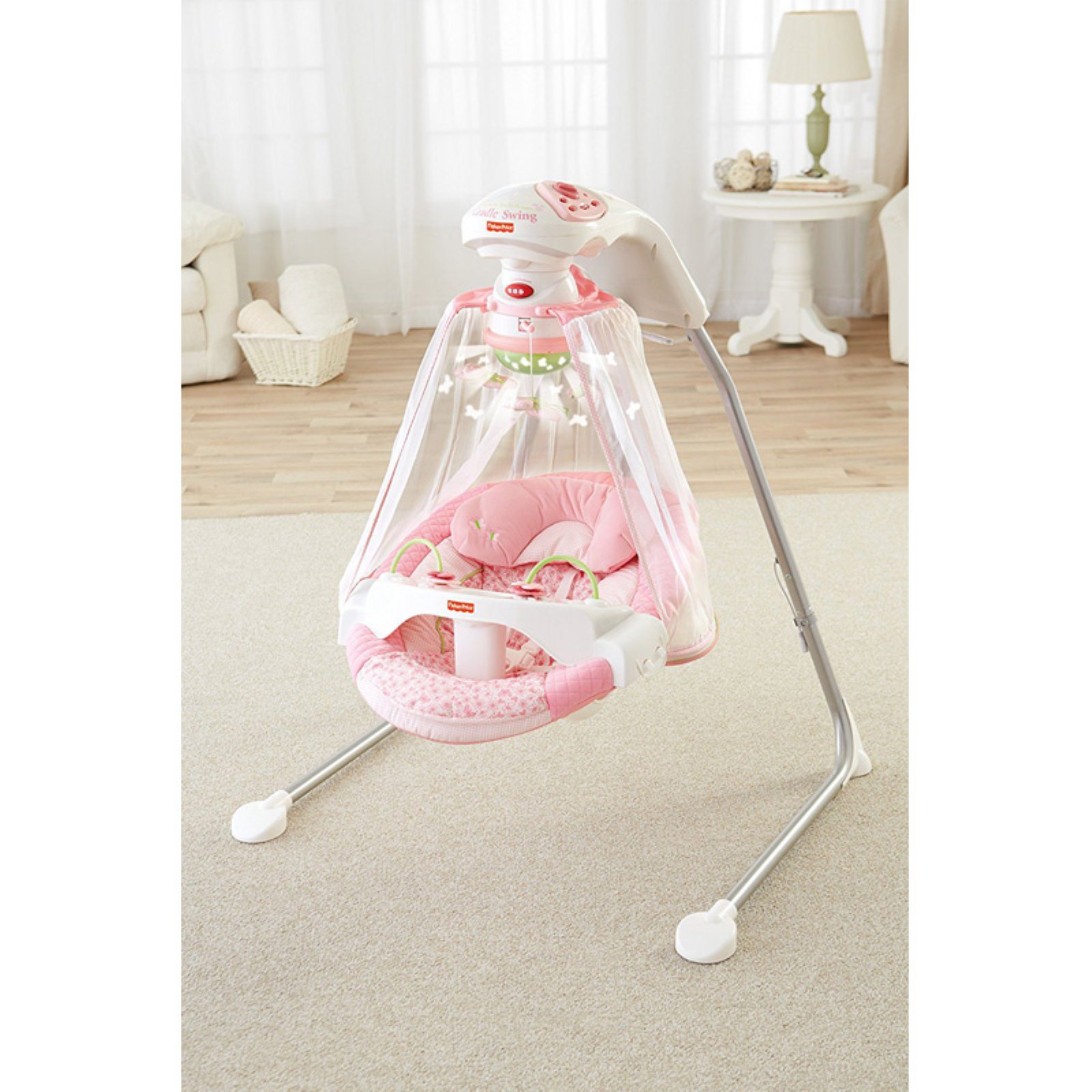 Fisher-Price Butterfly Garden Papasan Cradle Swing Customer Ratings & Reviews - Top & Best Rated 