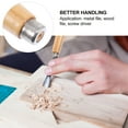 thumbnail image 4 of UPGRATOR 6Pcs Hand File Handles Wooden Tool Accessories Beige Rust Proof for Craftsmen, 4 of 4