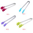 thumbnail image 4 of 2 Pcs Pinces en Silicone Portables Mini Forme Main 430 Forme Muffins Pancakes Biscuits Pinces Chocolat Clips de Service Gadgets de Cuisine, 4 of 8