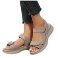 thumbnail image 3 of Mostsola Walking Sandals for Women Orthopedic Arch Support Double Adjustable Strap Slingback Sandals, 3 of 9