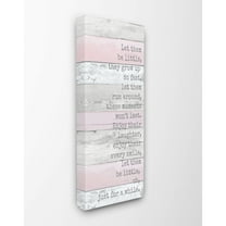 The Kids Room by Stupell Kids Inspirational Pink Nursery Word Design Canvas Wall Art by Anna Quach