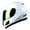 Glossy White, variant on WOW Motorcycle Adult Full Face Helmet HJMCLS Glossy White