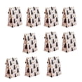 thumbnail image 1 of 10 piezas de bolsas de regalo de Navidad, bolsas de repostería, bolsas de golosinas, bolsas de embalaje de alimentos para decoración de fiesta de y negro, 1 of 9