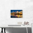 thumbnail image 2 of ARTCANVAS Cleveland Ohio City Skyline Canvas Art Print - Size: 18" x 12" (0.75" Deep), 2 of 9