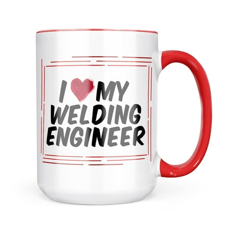 

Neonblond I heart love my Welding Engineer Mug gift for Coffee Tea lovers
