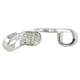 thumbnail image 5 of 100 Piezas De Plata Brillante Plateado Pegamento En Fianzas Ajuste Para Collares Pendiente Pendiente De La Joyería, 5 of 6