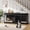 Black, variant on Dog Crate Furniture for 2 Dogs, Dog Kennel Indoor with 4 Storage Drawers and Feeding Bowls, Double Dog Crate TV Stand for Small Medium Dogs, Black