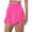 Hot Pink, variant on Stichou Women's Shorts High Waist Athletic Quick Dry Sporty Workout Running Shorts for Women with Zipper Pocket Light Gray 2XL