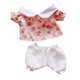 thumbnail image 4 of Ropa para muñecas Baoblaze de 17 cm camiseta y pantalones rosa, 4 of 8