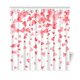 thumbnail image 1 of ABPHQTO Cortina de ducha de corazones rojos que caen, juegos de baño de cortina de ducha de tela de poliéster de amor de San Valentín 160x180 cm, 1 of 3