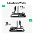 thumbnail image 4 of Vertical Laptop Stand For MacBook Pro Aluminum Portable Notebook Stand Laptop Support MacBook Air Pro Tablet Phone Stand Metal Dual Slots, 4 of 6