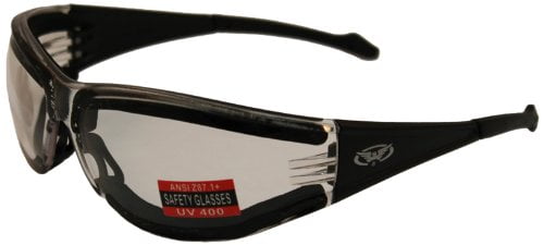 Global Vision Full Throttle Glasses (Black Frame/Clear Lens)