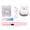 Rosy Pink, variant on Xirurus 2 in 1 Electric Nail Drill With Nail Lamp Portable Rechargeable Remover Pen Type Polisher Machine for Salon and Home Use, High Speed Adjustable Variable Tool 7.48 inches / 19 cm, Pure White