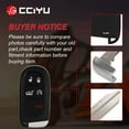 thumbnail image 6 of CCIYU 1 X Flip Key Fob Uncut Blade (SHELL CASE) 5 Buttons Replacement for fits 2014-2018 for Jeep for Cherokee / 2014-2018 for Dodge for Ram 1500 2500, 3500 4500 (GQ4-54T) with FCC: GQ4-54T GQ454, 6 of 7
