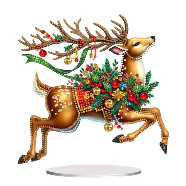 5D DIY Art Decoraciones Mesa Kits Adornos para Kit Acrílico Forma Especial Barco Navidad Y Faro Adultos Principiantes