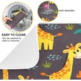 thumbnail image 2 of SKYSONIC Dish Drying Mat for Kitchen Counter African Giraffe Eco Friendly Drying Mat - Easy to Clean Heat Resistant Dish Mat - 16x18, 2 of 6