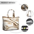 thumbnail image 2 of 22 Inch Oversized Travel Bag Lightweight Canvas Weekender Duffel with Multi Pockets, Animal Print, 2 of 5