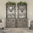 thumbnail image 5 of Coliseum Bookcase with Doors (Set of Two) in Driftwood Gray - Engineered Wood, 5 of 5