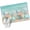 Teal/Beige, variant on Runner Rug 2 x 6 Ft, Coastal Beach Washable Non-Slip Floor Mat for Kitchen Hallway/Entryway, Ocean Wave Summer Sea Starfish Coral Teal Beige Long Kitchen Runner Area Rugs for Living Room, Low-Profile